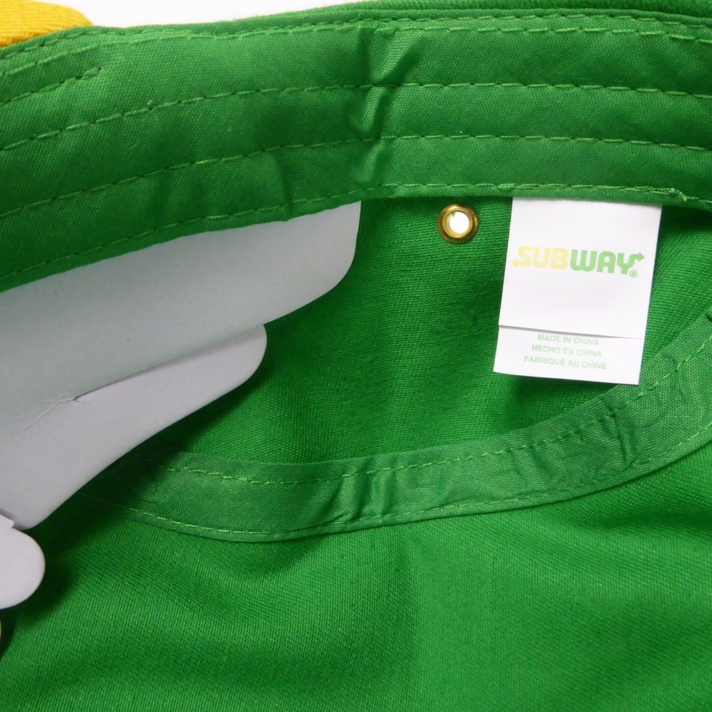 Subway Sandwich Shop Authentic 5 Panel Camp Hat Embroidered SnapBack NEW - Picture 6 of 7